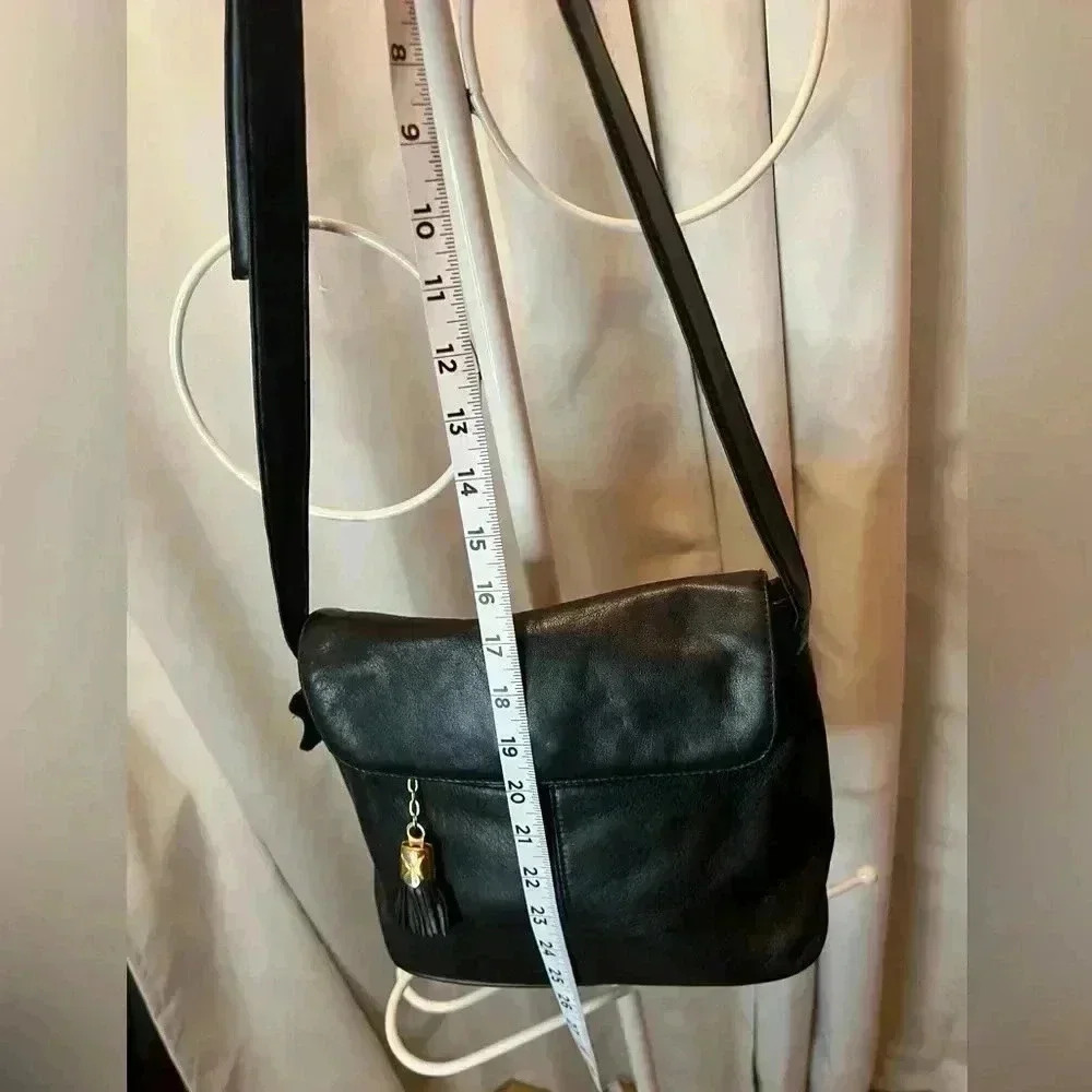 Jenny Buchanan Black Leather Crossbody bag - Picture 6 of 7